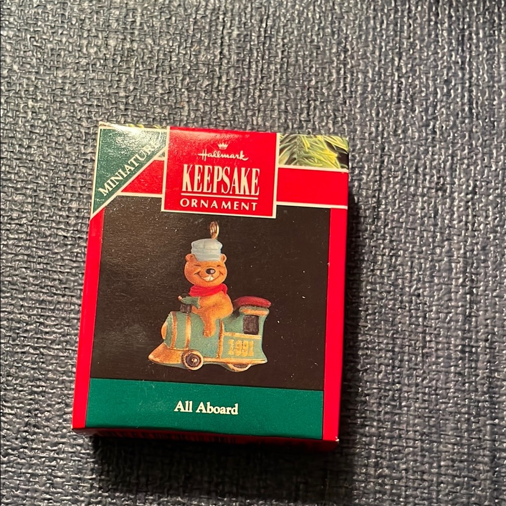 Hallmark Keepsake Ornament - All Aboard 1991